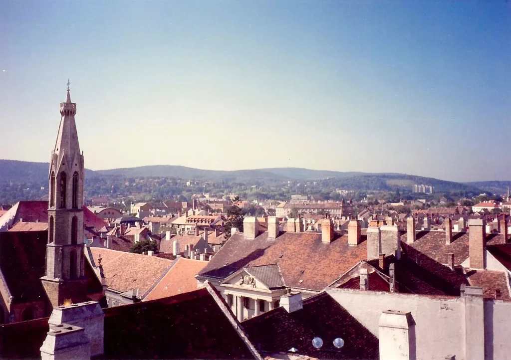 sopron hungary view from The Fire Tower