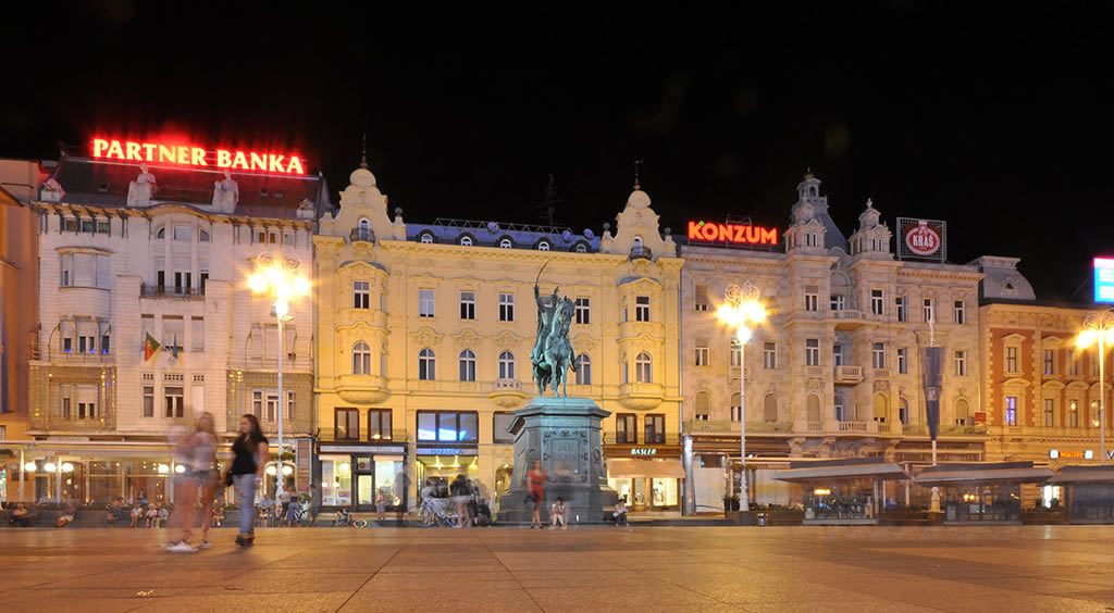 what to see in zagreb - Ban Jelacic Square