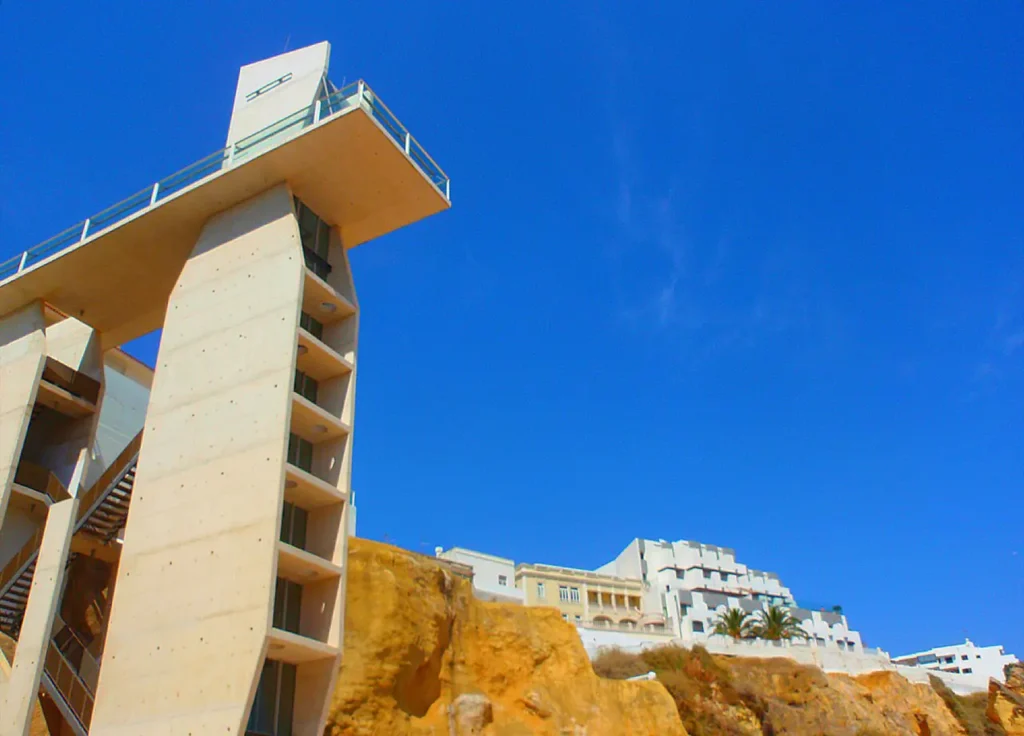 Elevador do Peneco in albufeira old town.
