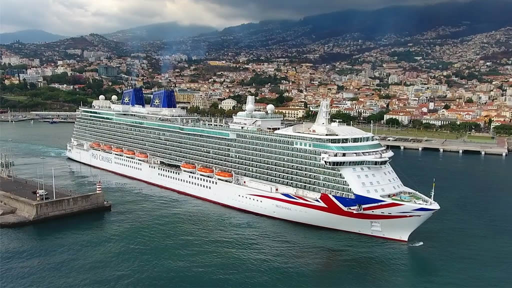 Cruise Ship in Funchal Harbour