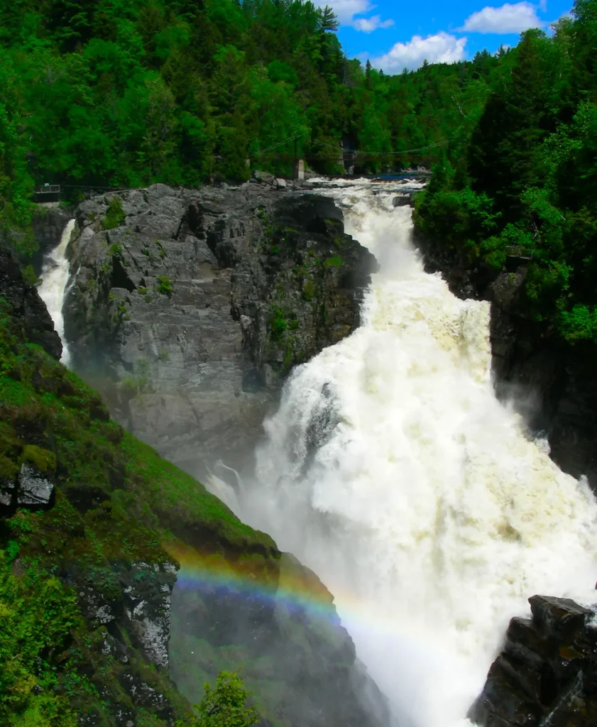 The Lure of Quebec Province 3 Canyon Sainte Anne la chute