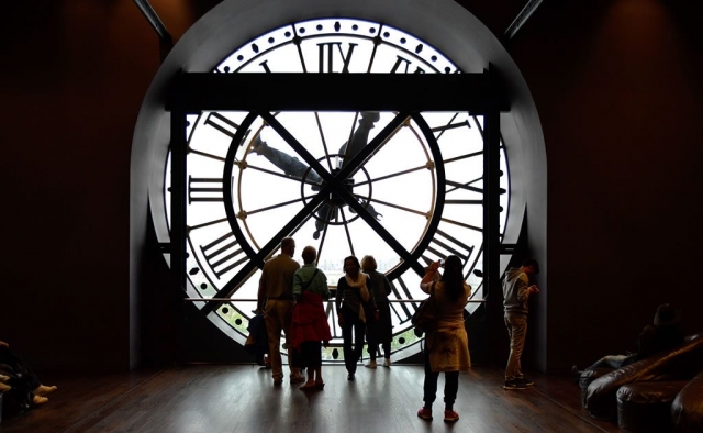 View from the Clock at the Musee D'Orsay
