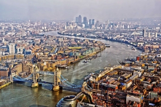 london viewed from The Shard