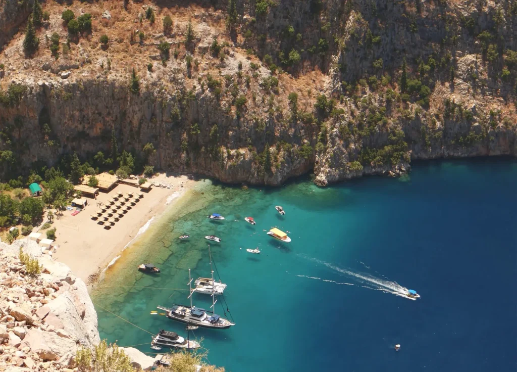 butterfly valley beach in turkey