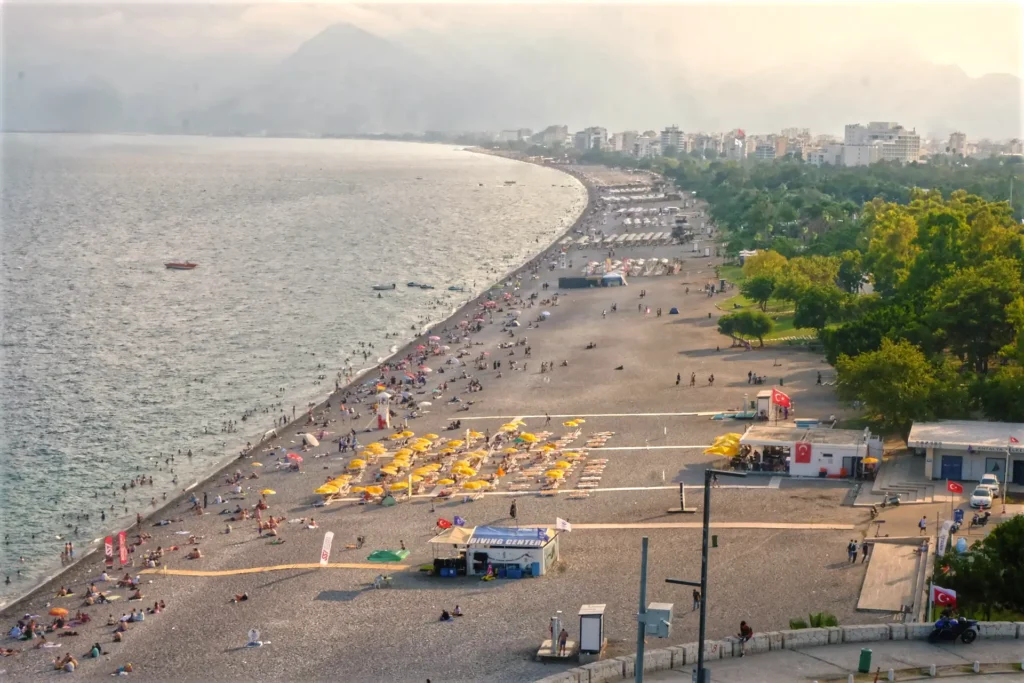 best beaches in antalya - konyaalti