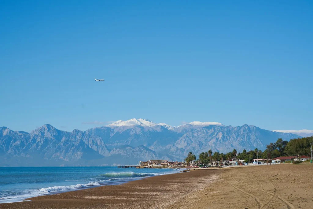lara beach - one of the most popular Turkey beaches