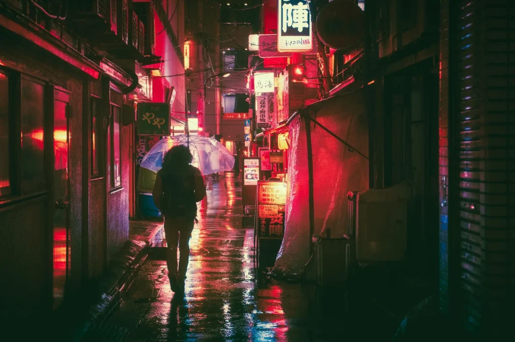 osaka at night