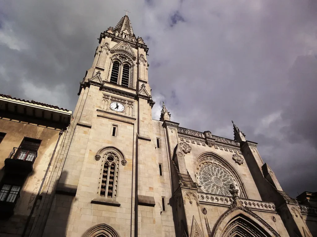 Santiago Cathedral in bilbao old town